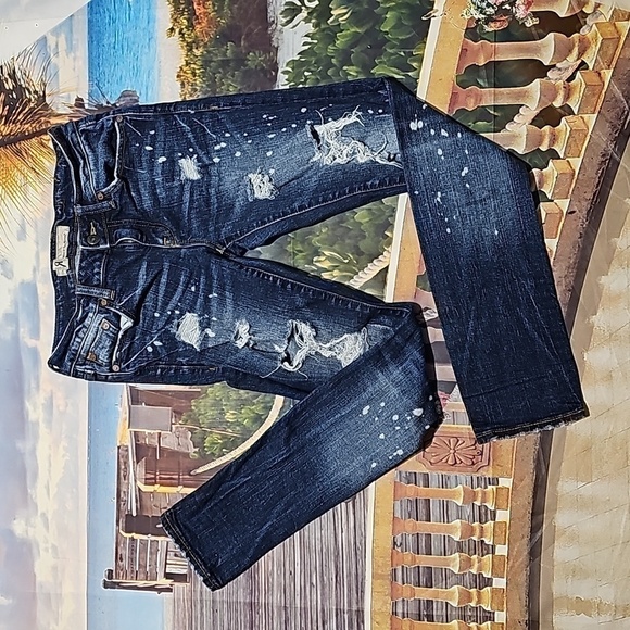 R by Rock Revival Jeans Distressed Skinny Size 25 - Picture 1 of 6